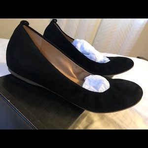 Black J-Crew flats